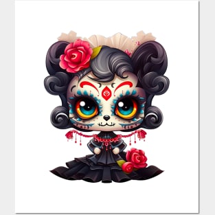 Dia de los Muertos Cat #4 Posters and Art